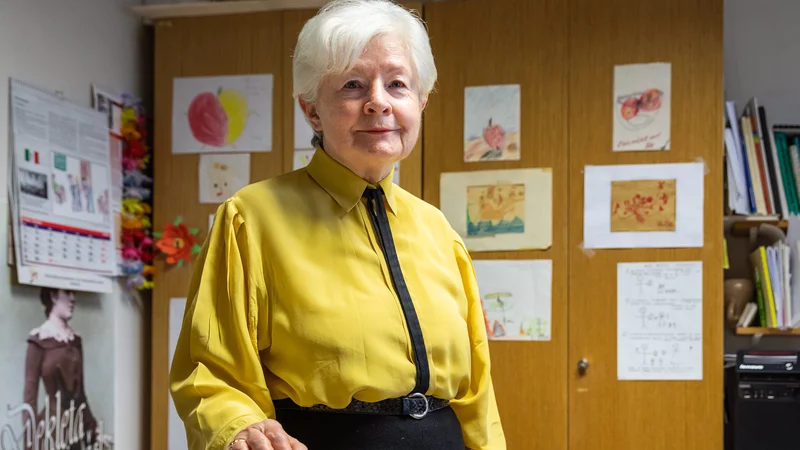 Fotografija: »Če slovenska sociologija ne bi imela znanstvene hrbtenice, ne bi imeli mednarodne veljace,« pravi Maca Jogan. Foto Črt Piksi/Delo