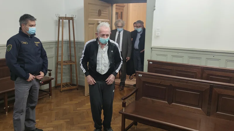 Fotografija: Stanislav Leskovar lahko spremlja sojenje. FOTO: Aleš Andlovič