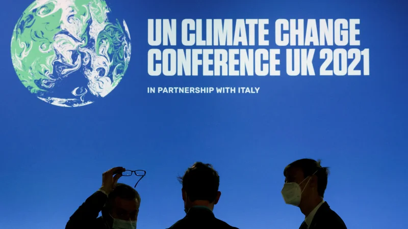 Fotografija: Do uradnega konca podnebne konference v Glasgowu sta le še dva dneva. FOTO: Yves Herman/Reuters