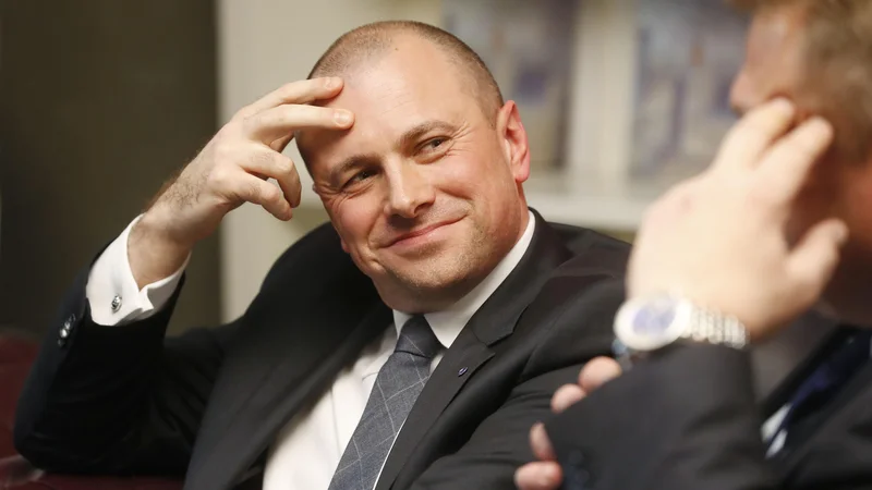 Fotografija: Predsednik uprave NLB Blaž Brodnjak ocenjuje, da so gospodarske razmere spodbudne, kar tudi prispeva k rasti povpraševanja po kreditih tako med prebivalci kot med podjetji. FOTO: Leon Vidic/Delo