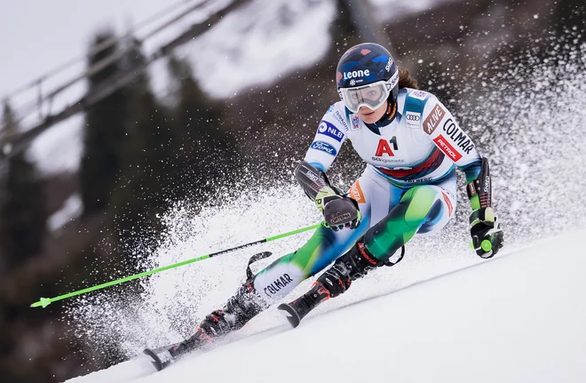 Ajdovka je šampionsko opravila s paralelno tekmo v Avstriji. FOTO: Johann Grod/AFP
