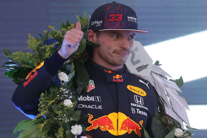 Le počasi, Max Verstappen še ni svetovni prvak. FOTO: Lars Baron/AFP
