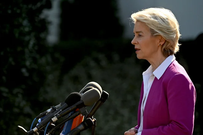 Ursula von der Leyen. FOTO: Jim Watson/AFP
