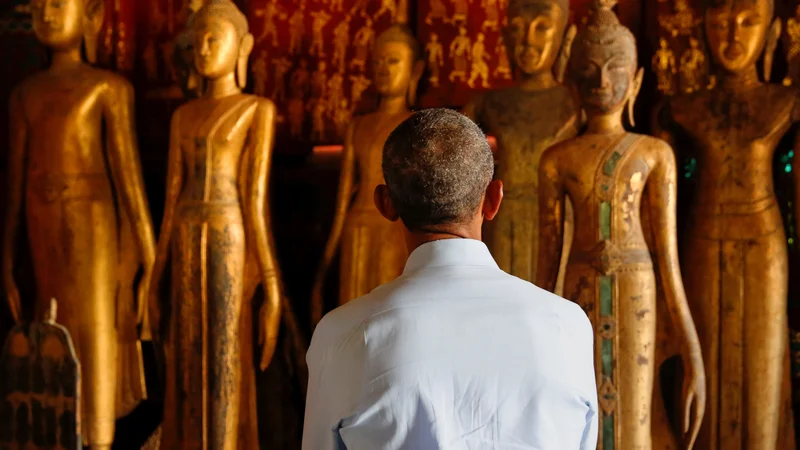 Fotografija: V avtobiografiji se nekdanji ameriški predsednik Barack Obama prikazuje kot človek upanja, a tudi kot človek, ki se dobro zaveda svojih omejitev. FOTO: Jonathan Ernst/Reuters