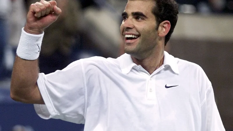 Fotografija: Pred natanko 30 leti se je ameriški teniški šampion Pete Sampras veselil prestižne zmage v Frankfurtu. FOTO: Mike Blake/Reuters