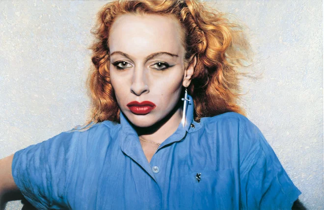 Franz Gertsch: Irène, 1980, hiperrealistična slika, izdelana z akrilnimi barvami na platnu Foto: Zbirka Olbricht, &copy; Franz Gertsch
