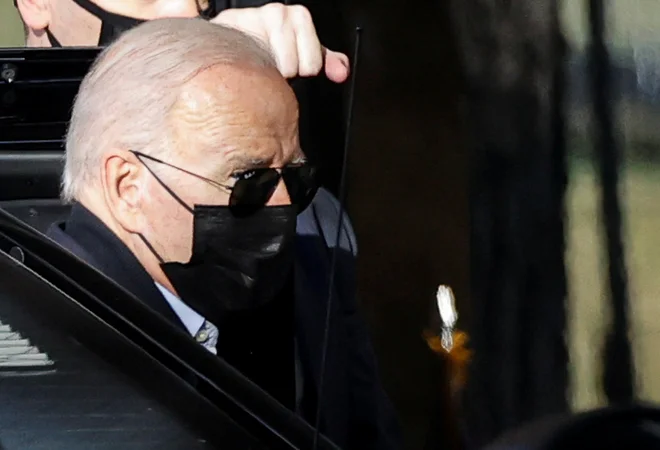 Predsednik Joe Biden je odšel na preiskave v vojaško bolnišnico Walter Reed. FOTO: Jonathan Ernst/Reuters
