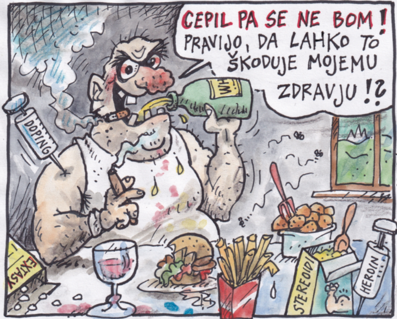 Fotografija: KARIKATURA: Marko Kočevar
