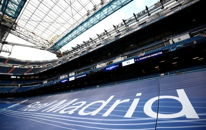 Obnovljeni Santiagu Bernabeu bo spremenil pomen koncepta štadionov. FOTO: Sergio Perez /Reuters
