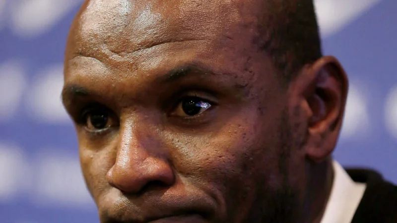 Fotografija: Eric Abidal (na fotografiji) je do avgusta 2020 deloval v pisarnah Barcelone kot športni direktor. FOTO: Pau Barrena/AFP