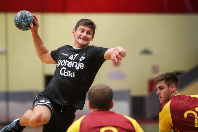 Aleks Kavčič se je v Franciji izkazal s petimi goli. FOTO: RK Gorenje

