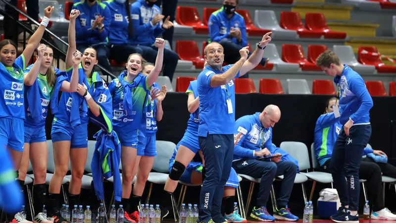 Fotografija: Dragan Adžić med aprilsko tekmo Slovenije proti Islandiji v Ljubljani. FOTO: Matej Družnik/Delo