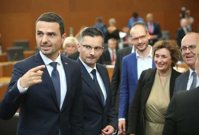Po volitvah bi bilo najbolje sprejeti krovni zakon za popravo anomalij in vrnitev v prvotno stanje demokracije, Marjan Šarec, prvak LMŠ. FOTO: Jure Eržen
