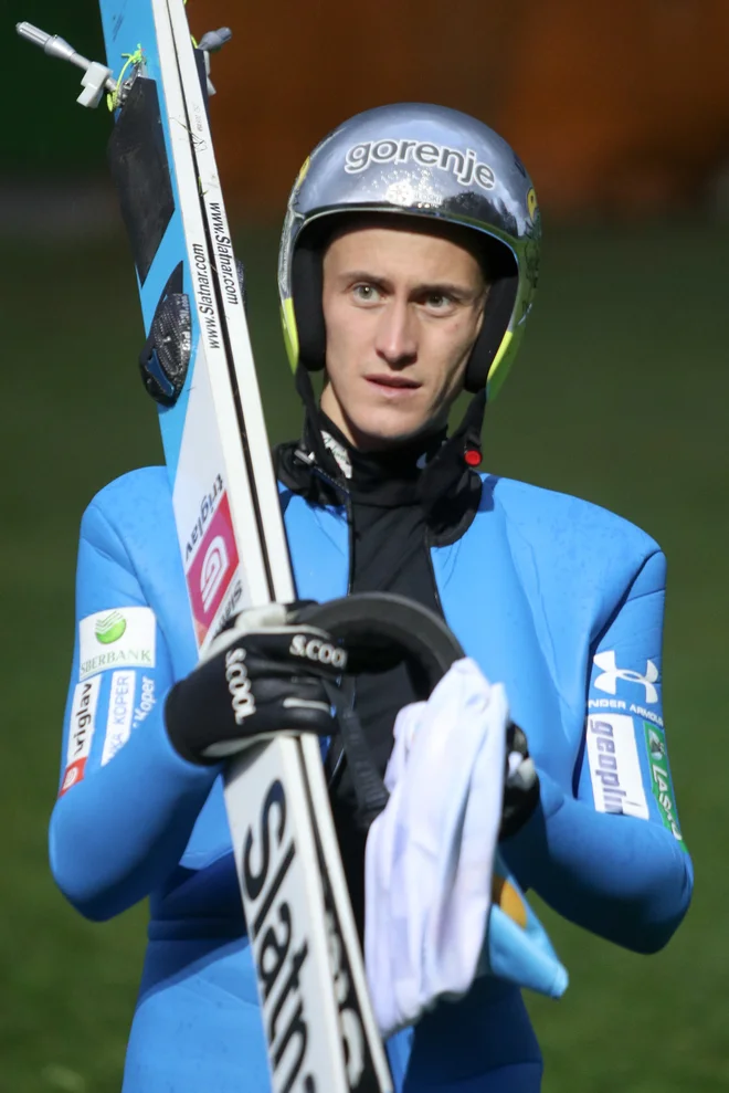 Peter Prevc je pred odhodom na Finsko pilil formo v Kranju. FOTO: Marko Feist