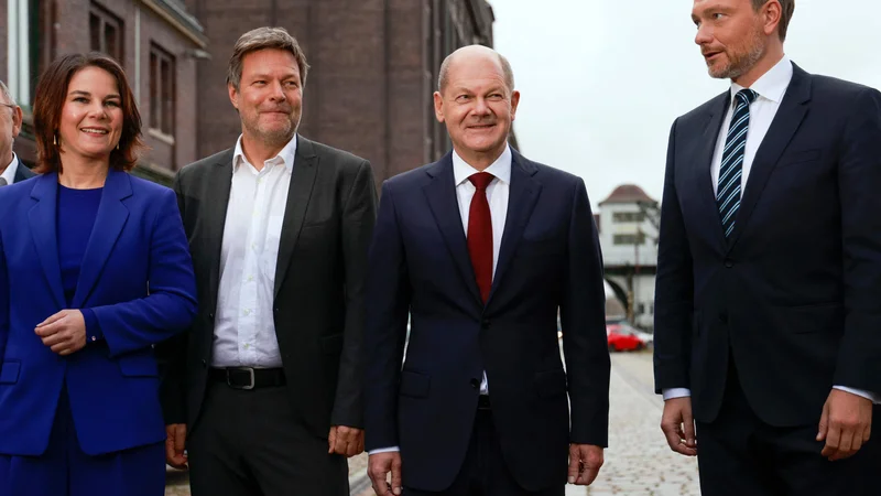 Fotografija: Kancler Olaf Scholz ne bo imel vloge, kakršna je pripadala Angeli Merkel.

Foto Odd Andersen/AFP
