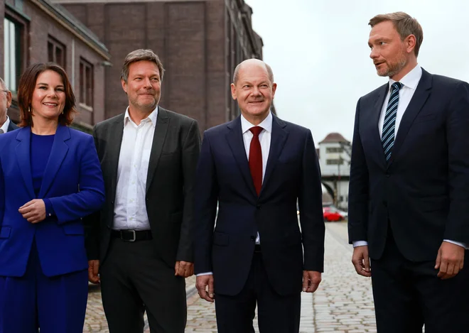 Kancler Olaf Scholz ne bo imel vloge, kakršna je pripadala Angeli Merkel.

Foto Odd Andersen/AFP
