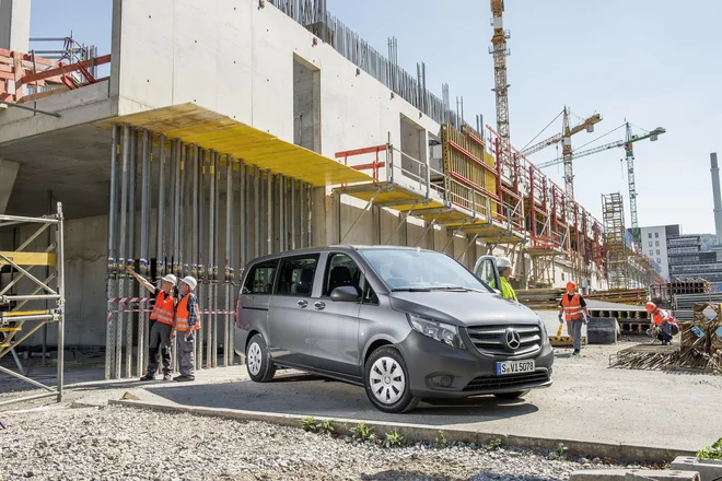 Vito je prilagodljiv delavec za opravljanje različnih vrst posla in je namenjen širokemu spektru obrtnikov. FOTO: Mercedes-Benz AG
