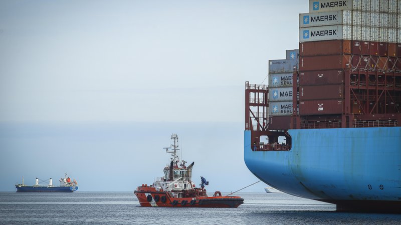 Fotografija: Luka Koper povečuje prednost pri kontejnerjih na Jadranu in kljubuje krizi na trgu. Foto Jože Suhadolnik
