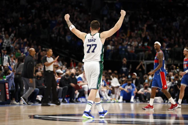 Luka Dončić je dosegel nov dvojni dvojček. FOTO: Tim Heitman/ USA Today Sports
