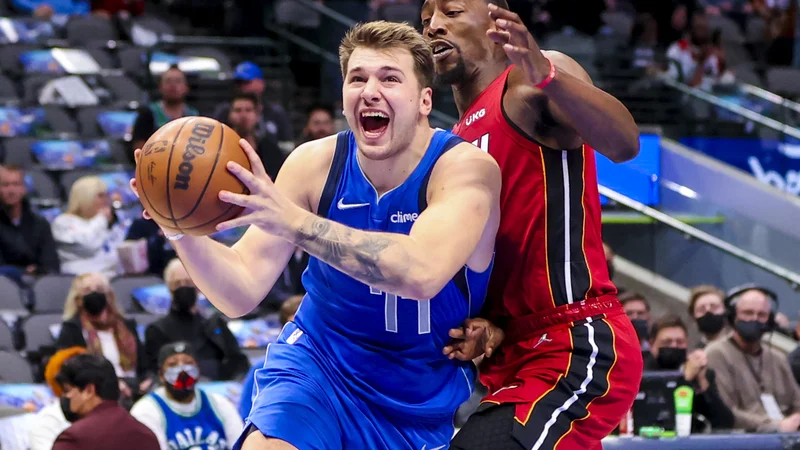 Fotografija: Luka Dončić je glavno orožje Dallasa. FOTO: Kevin Jairaj/Usa Today Sports
