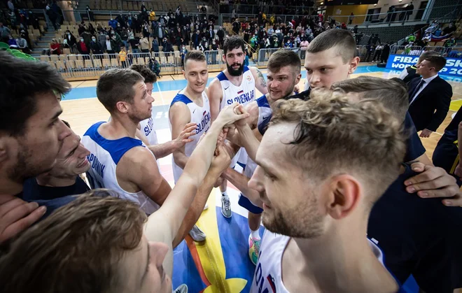 Slovenski košarkarji se bodo vnovič zbrali 25. in 28. februarja, ko se bodo dvakrat pomerili s Finsko. FOTO: FIBA

