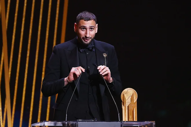 Gianluigi Donnarumma je postal najboljši vratar. FOTO: Franck Fife/AFP
