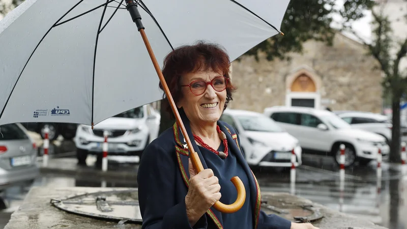Fotografija: Marija Mahne je prepričana, da leta 2050 ne bo več političnih strank in da jih tudi nihče ne bo pogrešal. Foto Leon Vidic