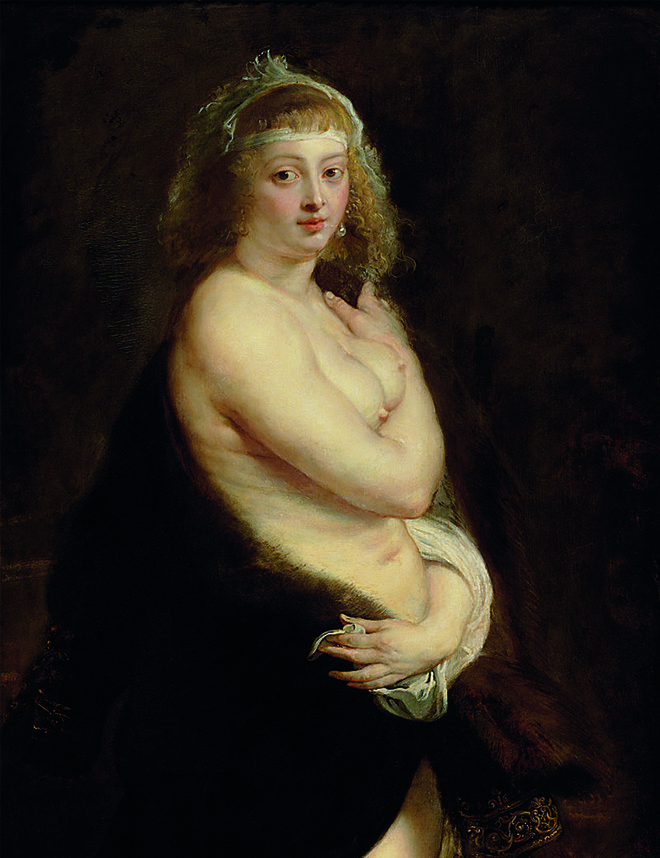 Rubensov portret Hélène Fourment, njegove druge žene FOTO: Umetnostnozgodovinski muzej Dunaj
