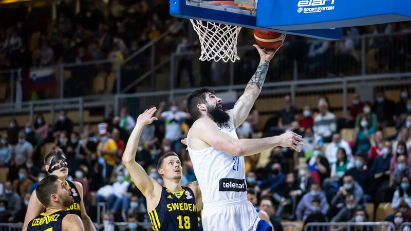 Fotografija: Žiga Dimec ne bo več igral za Olimpijo. FOTO: Fiba
