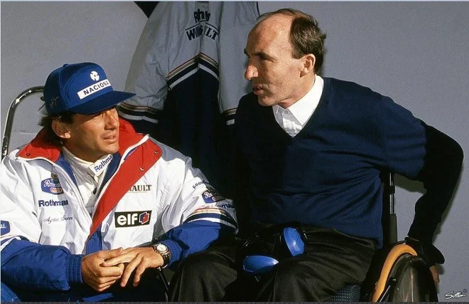 Ekipa Williams je bila v 90. letih tista, za katero si je želel voziti vsak dirkač. Ayrton Senna se je na svoji tretji dirki pod taktirko Franka Williamsa (oba na fotografiji) tragično ponesrečil. FOTO: Reuters