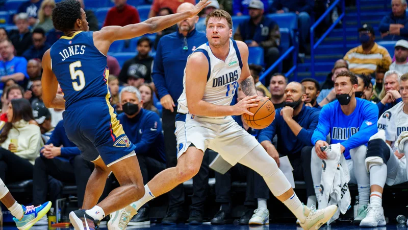 Luka Dončić je bil ponovno najboljši strelec Dallasa. FOTO: Andrew Wevers/USA&nbsp;Today Sports
