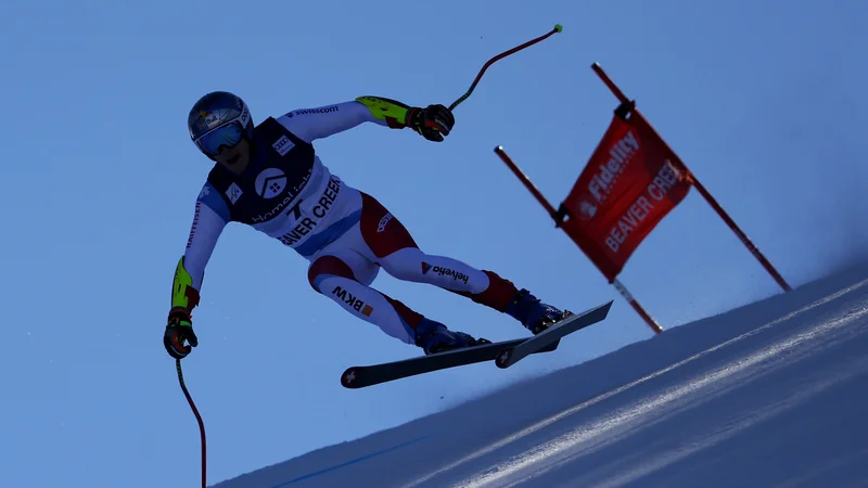 Marco Odermatt je še enkrat prekosil vse tekmece. FOTO: Sean M. Haffey/AFP