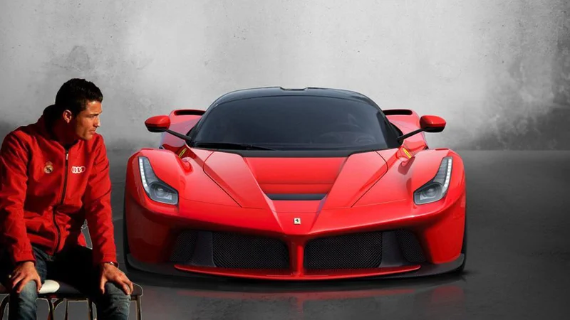 Fotografija: Cristiano in njegov LaFerrari. FOTO: Arhiv proizvajalca/Ferrari