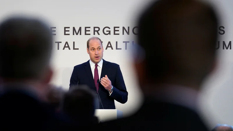Fotografija: Princ William se je v precej osebnem pogovoru za Applov podcast Time to Walk dotaknil vrste različnih tem. FOTO: Reuters