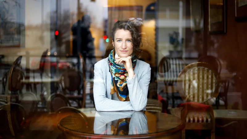 Fotografija: Alja Petric predstavlja zvočno instalacijo, posvečeno Prekmurju. FOTO: Matej Družnik