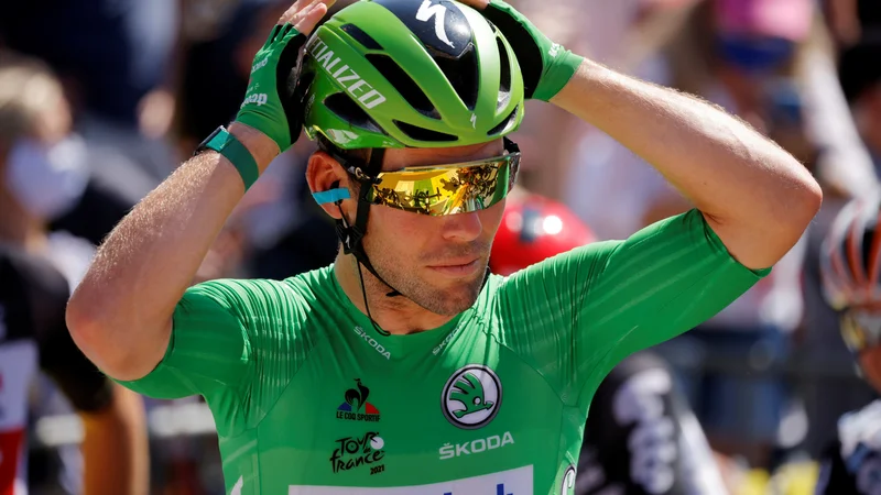 Fotografija: Mark Cavendish je s številnimi etapnimi zmagami zablestel tudi na letošnji dirki po Franciji. FOTO: Stephane Mahe/Reuters