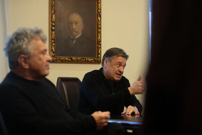 Župan Zoran Janković in podžupan Janez Koželj opozarjata, da so se vse vlade do zdaj projekte v Ljubljani, pomembne za državo, samo prelagale. FOTO: Voranc Vogel/Delo