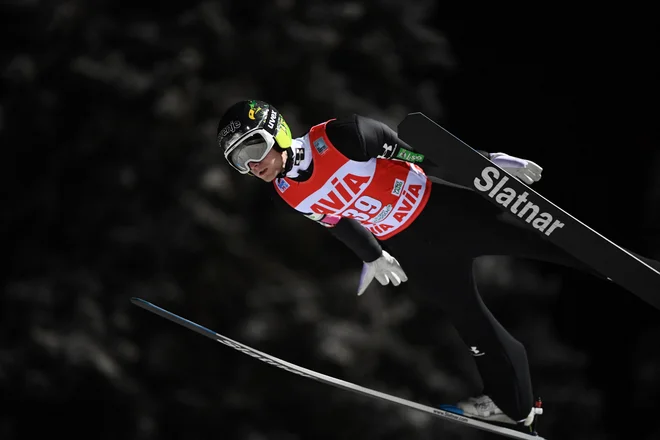 Lovro Kos (na fotografiji) si je v kvalifikacijah s Cenetom Prevcem delil 38. mesto. FOTO: Annegret Hilse/Reuters
