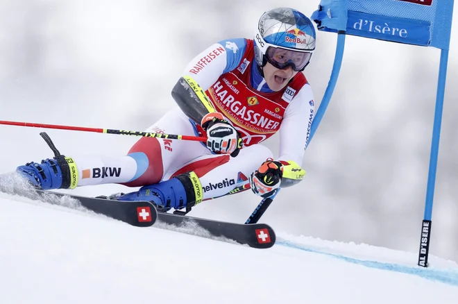 Marco Odermatt je po Söldnu dobil še drugi veleslalom letošnje sezone. FOTO: Christian Hartmann/Reuters

