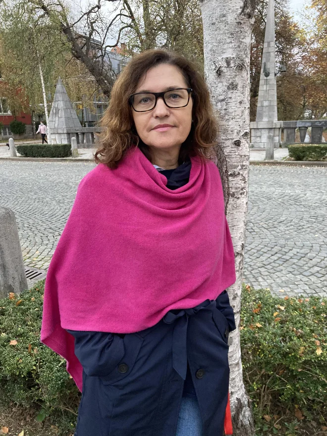Tadeja Krečič Scholten je po izobrazbi profesorica francoščine in komparativistka. FOTO: Ana Johana Scholten
