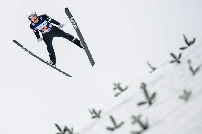 Anže Lanišek bo v Engelbergu poskušal popraviti vtis iz Klingenthala. FOTO: Jens Schlüter/AFP