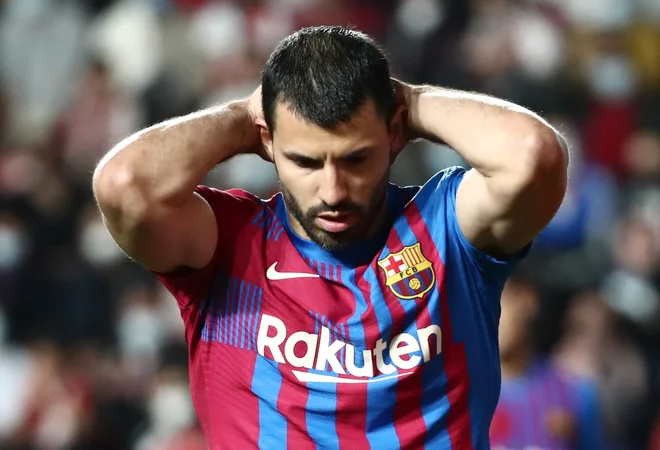 Sergio Agüero je oznanil konec kariere. FOTO: Sergio Perez/Reuters
