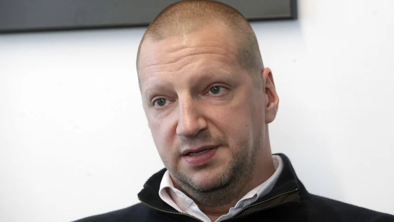 Fotografija: Matej Erjavec, predsednik Košarkarske zveze Slovenije. FOTO: Mavric Pivk/Delo