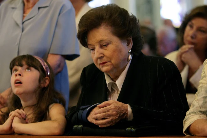 Lucia Hiriart leta 2007. FOTO: Martin Bernetti/AFP
