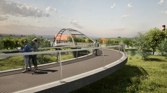 Brv bo občutno skrajšala pot do občinskega središča. RAČUNALNIŠKA SIMULACIJA: Občina Medvode
