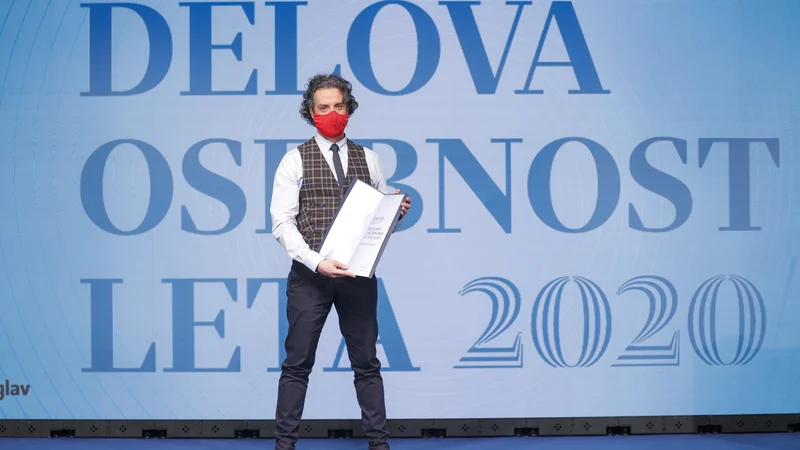 Fotografija: Delova osebnost leta 2020 je lani postal epidemiolog Mario Fafangel. FOTO: Uroš Hočevar