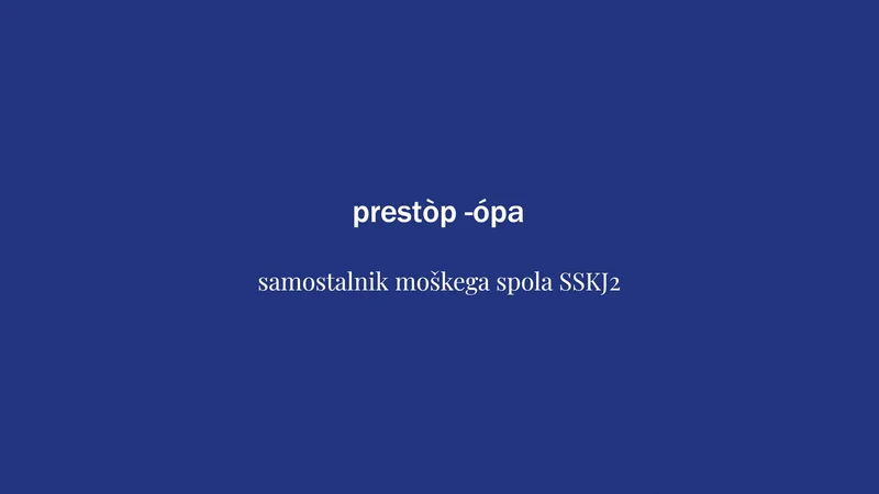 Fotografija: Beseda tedna je prestop. FOTO: Delo