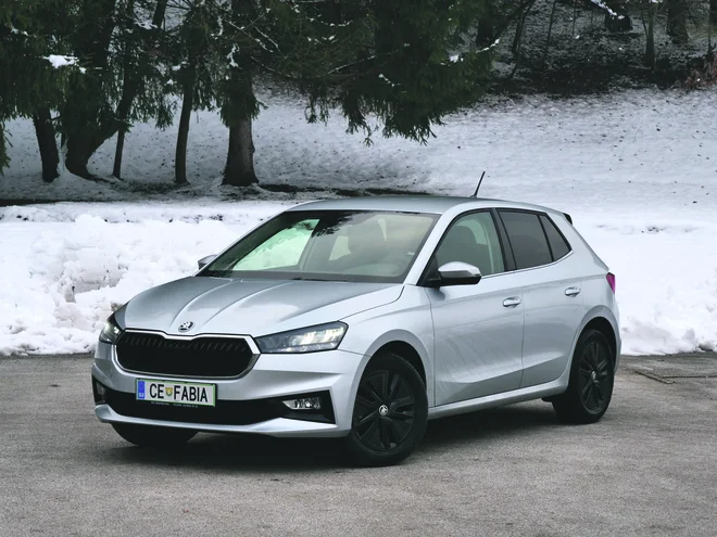 Nova fabia je prispela na slovenske ceste; vstopni model bo na voljo že od 13.695 evrov naprej. FOTO: Blaž Kondža
