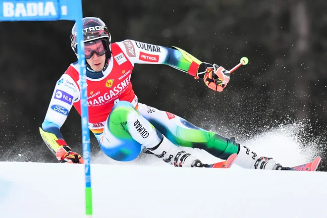 Žan Kranjec (na fotografiji) je pristal na 13. mestu. FOTO: Tiziana Fabi/AFP

