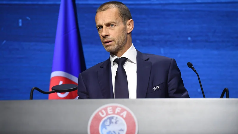 Fotografija: Aleksander Čeferin uživa podporo vseh članic Uefe in Južne Amerike. FOTO: Richard Juilliart/Reuters